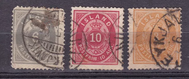 ICELAND ^^^^sc#10,11,15 CLÁSICOS USADOS MÁS RAROS $85.00@ ga 551ice2