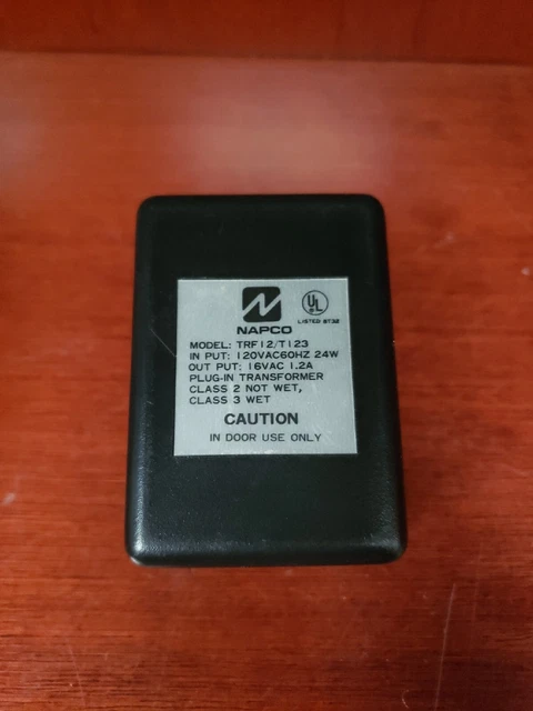Transformador enchufable Napco TRF12-T123 16 VAC 12A