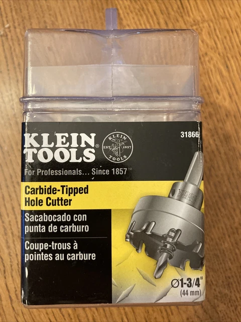Klein Tools 31866 1-3/4-Inch Carbide Hole Cutter