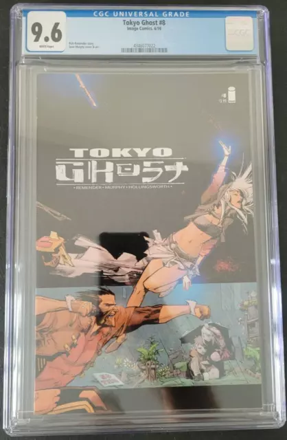 Tokyo Ghost #8 Cgc 9.6 Graded 2016 Image Comics Rick Remender! Sean Murphy!