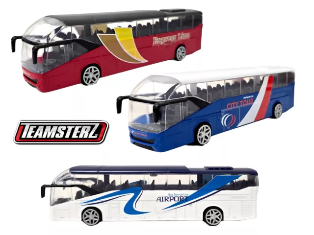 Teamsterz City Bus Coach Passenger Diecast Vehicle Kids Children Boys Toys Gift