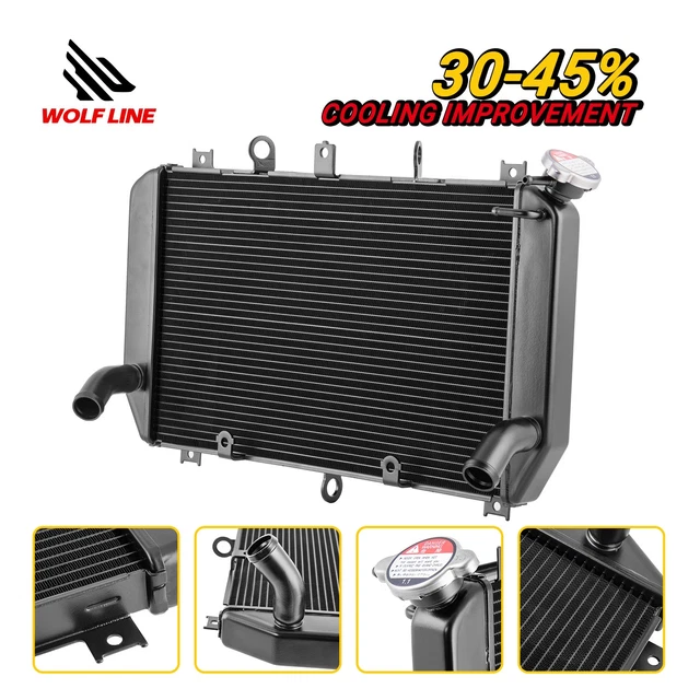 Z900 Radiator WOLFLINE HIGH PERFORMANCE Aluminum Radiator Cooling For Kawasaki Z900 ...