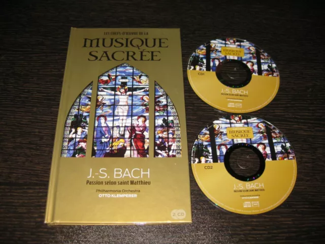 J.S.Bach 2CD + Libro Musique Sacrée Passion Selon Saint Matthieu