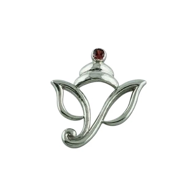 Indisch Traditionell 925 Sterlingsilber Ganesha Stilvoll Anhänger Für Damen &