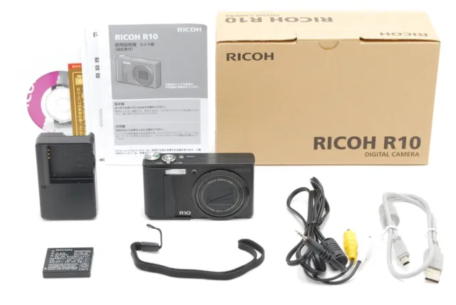 [NEAR MINT w/Box] Ricoh R10 Black 10.0MP Compact Digital Camera From JAPAN