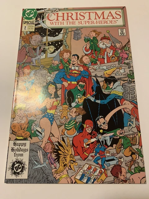 Christmas with the Super-Heroes #2, 1989, DC Comics, NM (9.4)