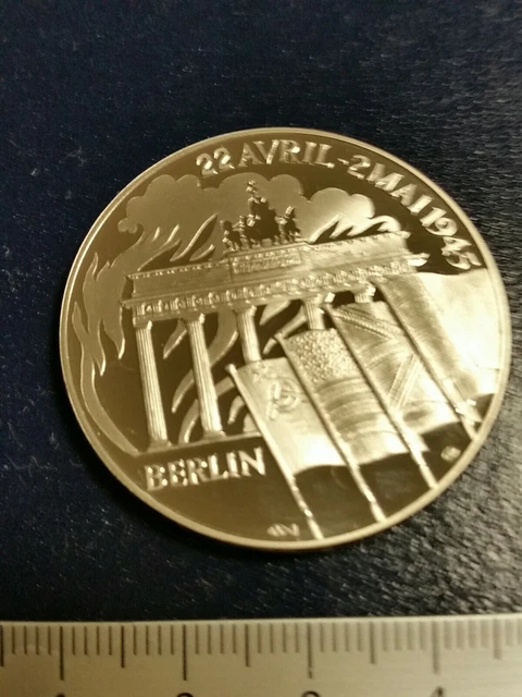 Médaille "Secteur Français De Berlin" - 25 Km De Berlin, 7 Mai 1989 - Édition Française