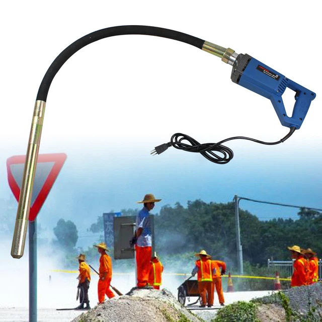 800W Vibreur vibrateur béton électrique pervibrateur aiguille vibrante 1,3m 35mm