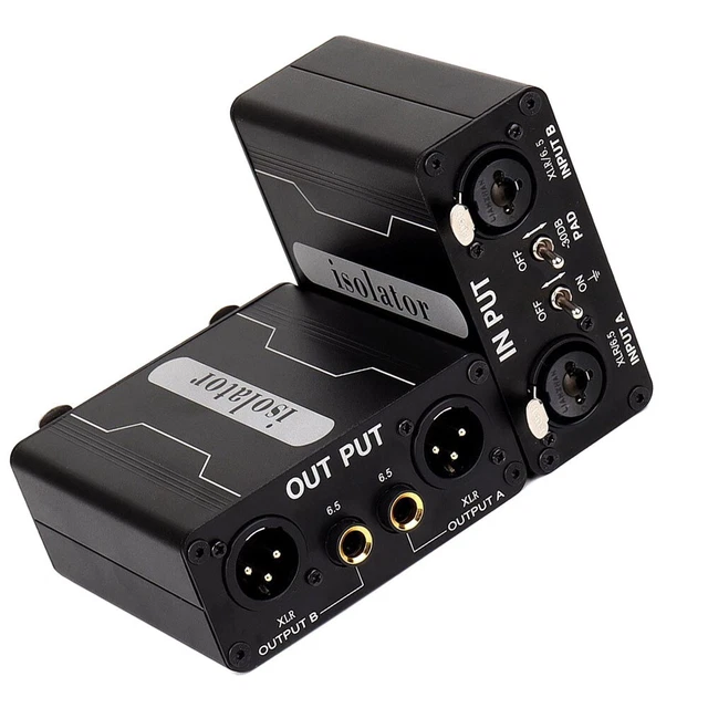 Isolatore audio isolatore audio Pasio per gradi semicanale professionali