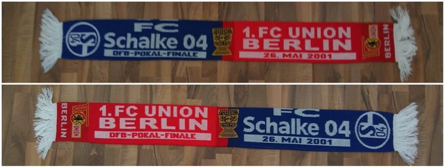 Fan Begegnungsschal FC Schalke 04 - DFB Pokal - 1.FC Union Berlin