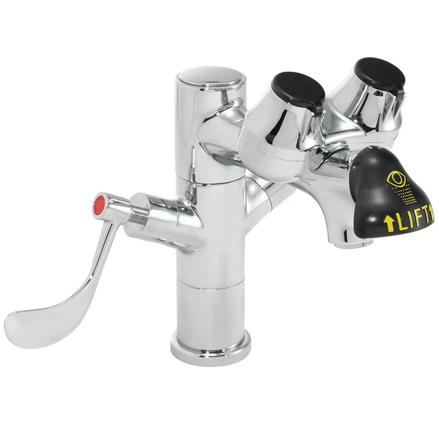 Speakman SEF-1850-4WH Eyesaver 1.5 GPM 1 Hole Laboratory Faucet - Chrome