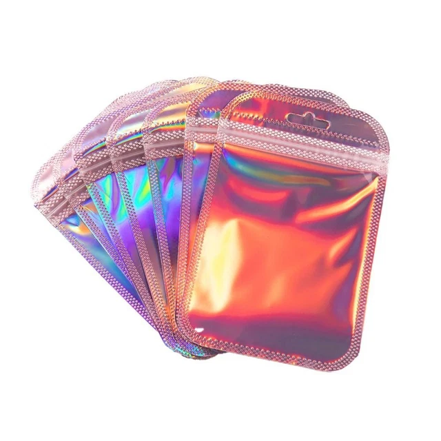 50PCS SELFSEALING ZIPLOCK Bags Food Storage Foil Pouch Fashion