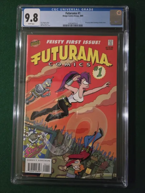 Futurama #1 CGC 9.8 Bongo Comics 2000 Simpsons! Key Modern!