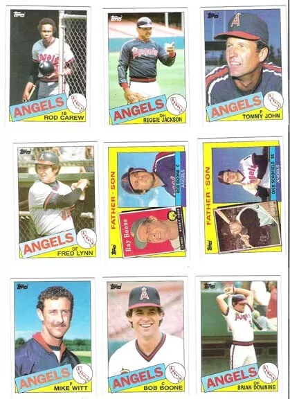 1985 Topps Baseball MLB cards - Pick your Team Set with traded