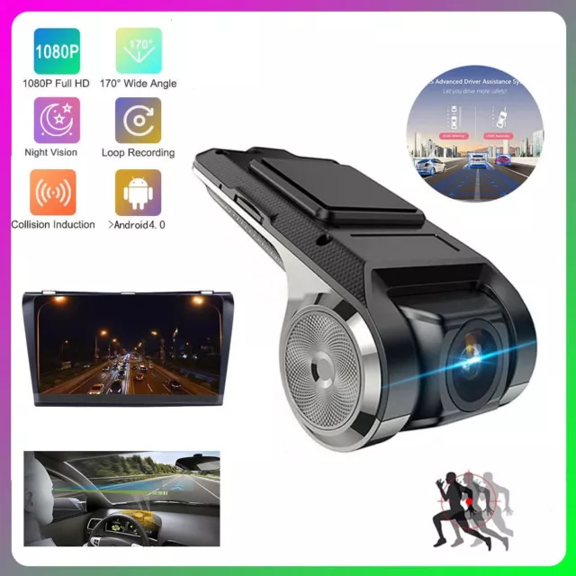 Auto DVR Kamera HD Video Registrator USB Night Vision Dash Kamera für Android