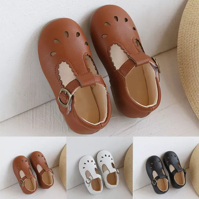 Infant Baby Girls Soft Sole Leather Moccasins Toddler Princess Wedding Shoes