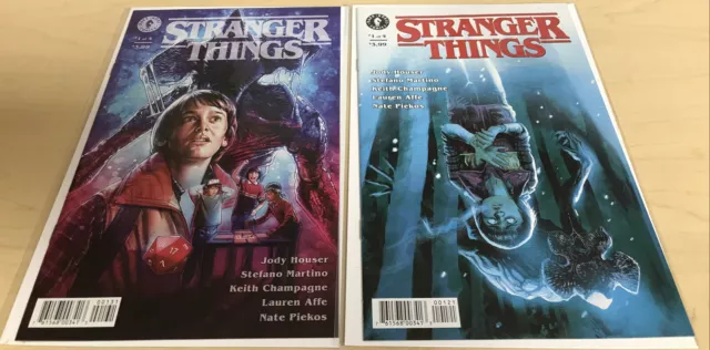 STRANGER THINGS #1 (9.6-9.8) 2nd & 3rd Prints/DARK HORSE COMICS/2 Copies