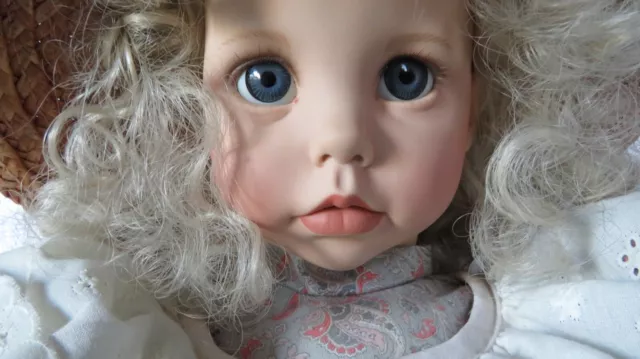 Ultimate Collection Hilary Porcelain Doll by Dianna Effner 1987 Numbered Bonnett
