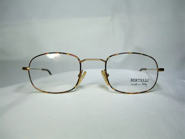 Bertelli eyeglasses Titanium oval square frames men women NOS vintage