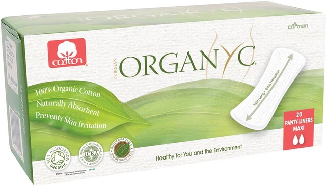 Organyc Culotte Protège Extra Long Coton 20 Pièces