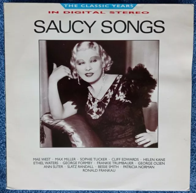 Saucy Songs The Classic Years 12" Vinyl LP 1989 Excellent Condition