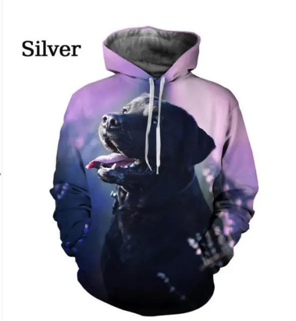 Funny Cute Dog 3d Print Hoodie Men's Clothing Casual Fashion Animal Print Hoodie