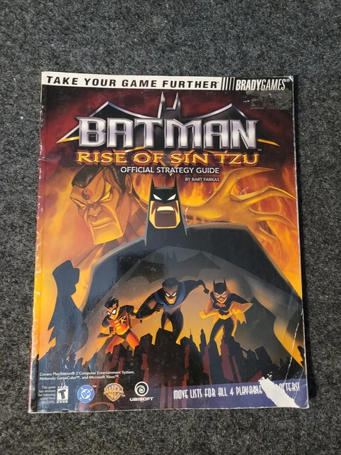 BATMAN: RISE OF Sin Tzu Guida Strategica Ufficiale Brady Giochi Libro ...