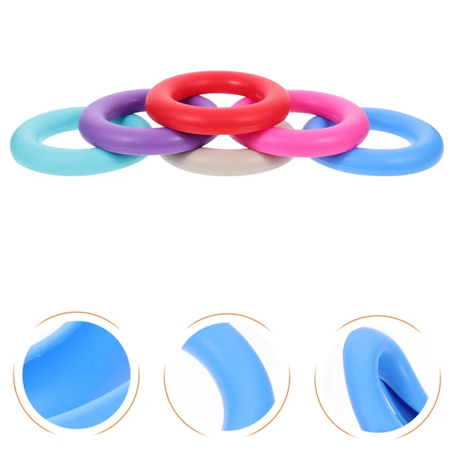 6 piezas anillo de almacenamiento de bobina bastidor de bobina soporte de bobina contenedor de goma