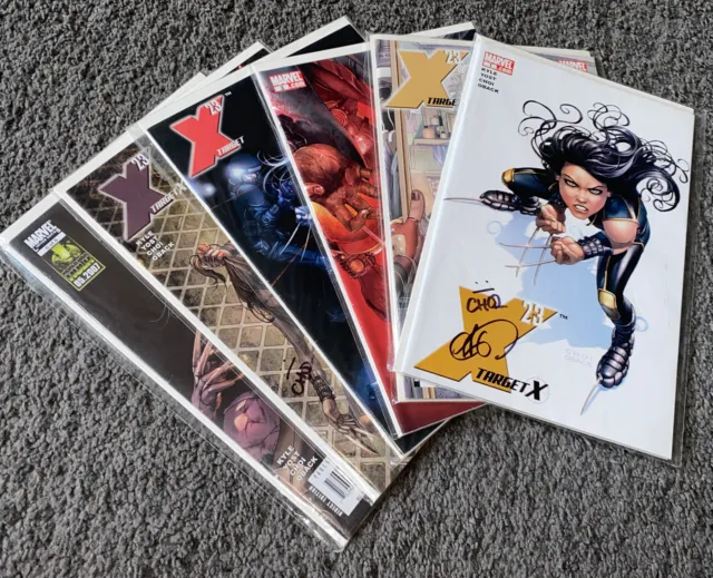 X-23 Target X 6 Bundle Issues 1-6 Signed by Mike Choi Sonia Oback Autographed