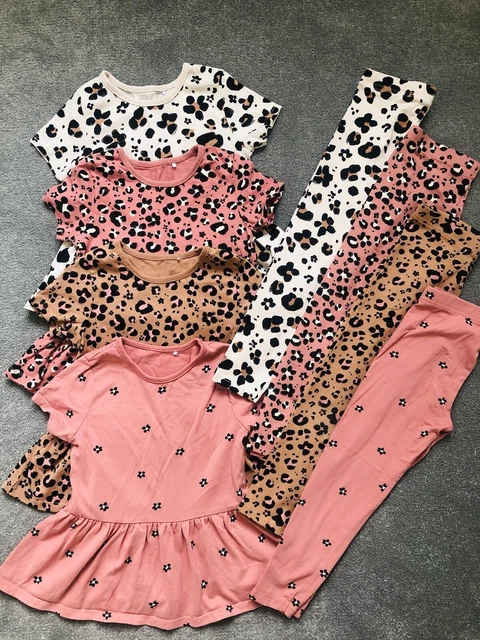 ❤️ Splendididi set di abiti e leggings per ragazze 5-6 anni X8 Mix & Match❤️