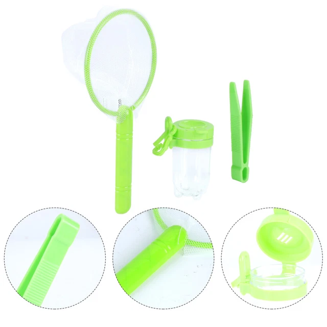2 Sets Insect Observation Telescopic Fishing Net Butterfly Catching Kids Suits