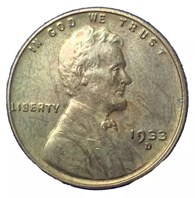 1933 D Lincoln Cent - Uncirculated - Free Shipping