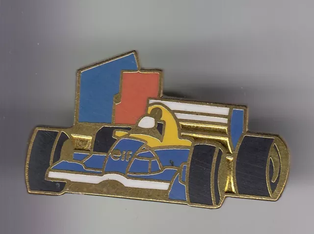 Rare Pin's Pins.. Car Oil Elf F1 Team Renault Sport Racing ~D3