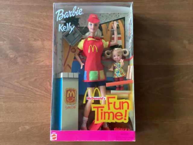 Barbie and Kelly McDonald’s Fun Time New Box Sealed #29395 free ship excellent