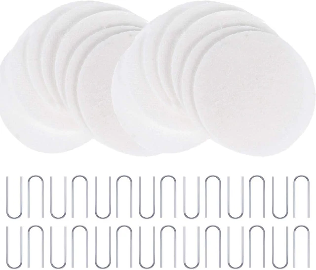 50 Sheets Kiln Papers and 50 Pieces Nichrome Wire Jump Rings, Ceramic Fiber Pap
