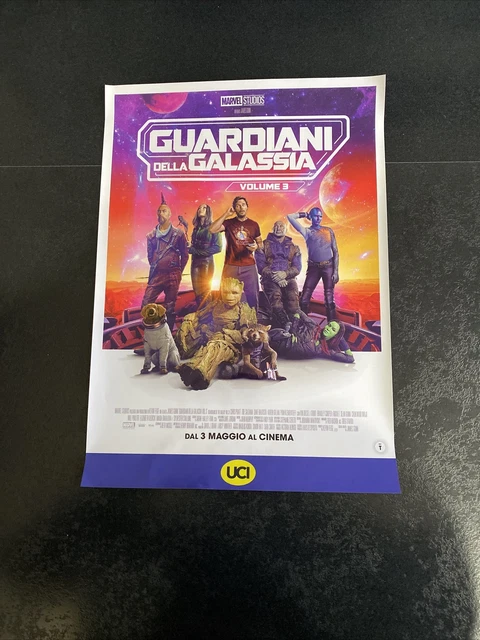 guardiani della galassia volume 3 Poster UCI Cinema 30x42 formato A3