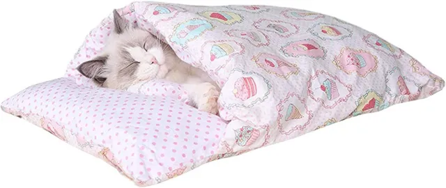 Haustier Katzennest Bett Kleintier Hunde Katze Schlafsack Höhlennest Matte Tiere