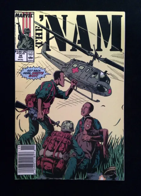 Nam #36  Marvel Comics 1989 VF/NM Newsstand