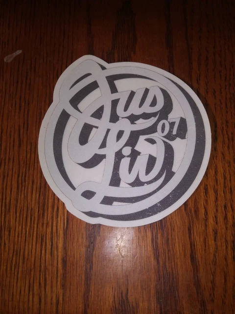 Jslv Skate Co. The Iconic Jus Liv '07 Grey Logo Die Cut Skateboard Sticker
