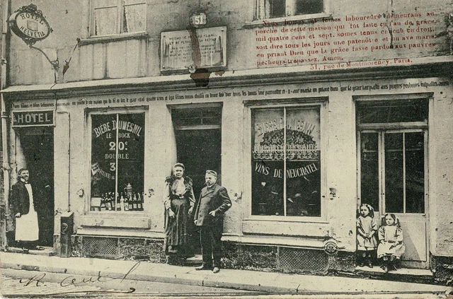 CPA - Paris - Hotel Helvetia - 51 rue de Montmorency 7503