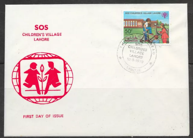 p175 PAKISTAN/ SOS-Kinderdorf MiNr 495 FDC