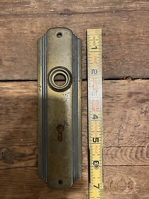 Antique Door Knob, Backplate, Escutcheon, Hardware Plate 2