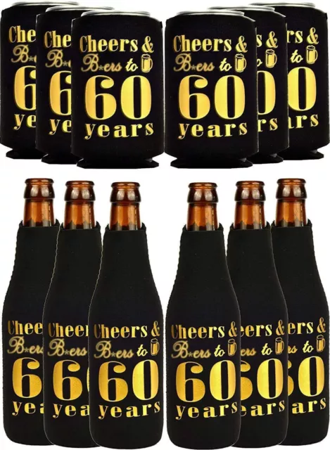 60Th Birthday Gifts For Men, 60Th Birthday Gifts, 60Th Birthday Can Coolers, 60T