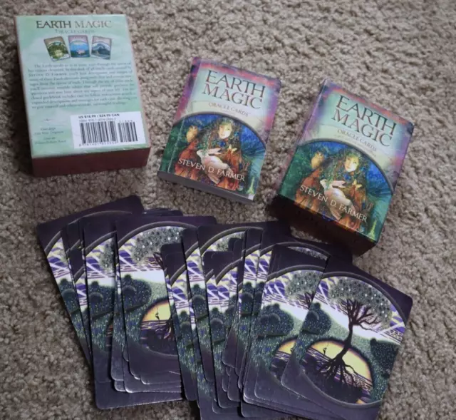 Earth Magic Oracle Cards & Guidebook Steven D. Farmer