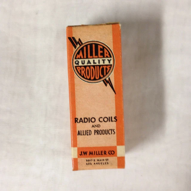 Miller radio coil - #6514 (exact replacement for Bendix 2090907-5) open box new Miller radio coil - #6514 (exact replacement for Bendix 2090907-5) open box new