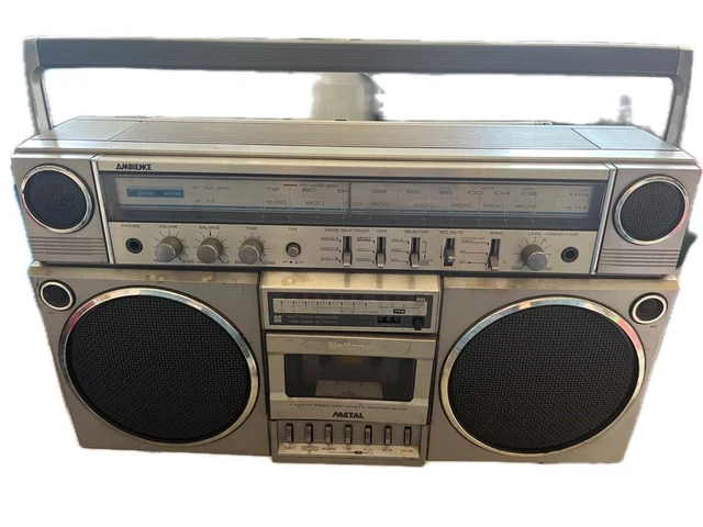 SENCOR S-5555 Boombox Vintage - Radio Cassette, Fonctionne, Manque Ressort (occasion)