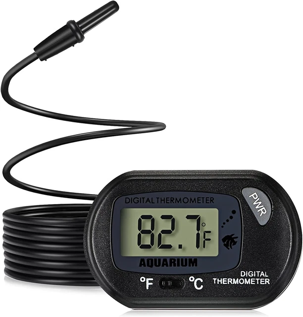Termometro acquario digitale LCD termometro acqua con sonda e ventosa