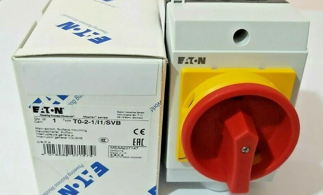 T0-2-1/I1/SVB Disconnect Switch | 1Pcs New, MPN T0-2-1/I1/SVB