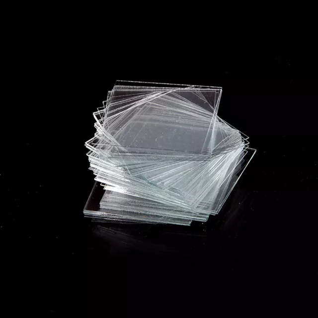 100 pcs Glass Micro Cover Slips 18x18mm - Microscope Slide Covers_ BF ^U 3