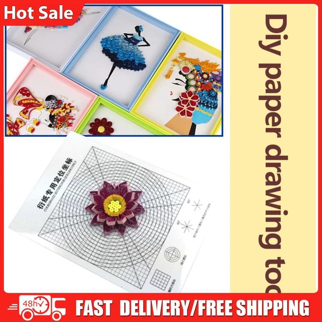 Release Drawing Locating Paper Craft Quilled Setting for DIY Paper Handmade Tool